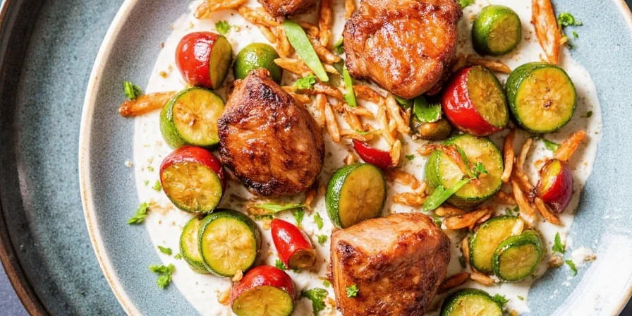 Close-up of sizzling pork chops on the grill