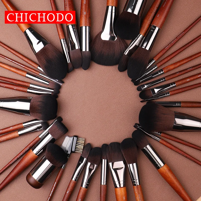 

CHICHODO Makeup Brush Set Premium Synthetic Foundation Brush Face Powder Blush Concealers Eye Shadows Make up brushes