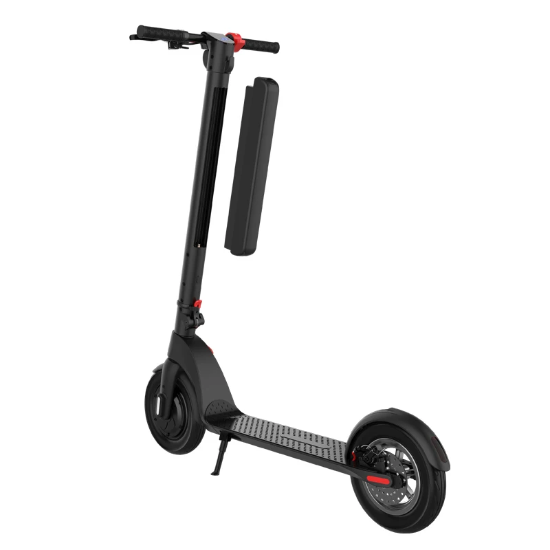 

X8 10AH Battery 350W 10 Inch Two Wheel Mobility Electric Scooters Foldable Electric Scooter for Adult, Black