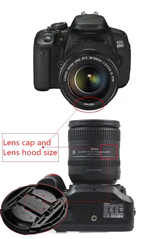LENS CAP 58mm for Canon 300D350D400D 