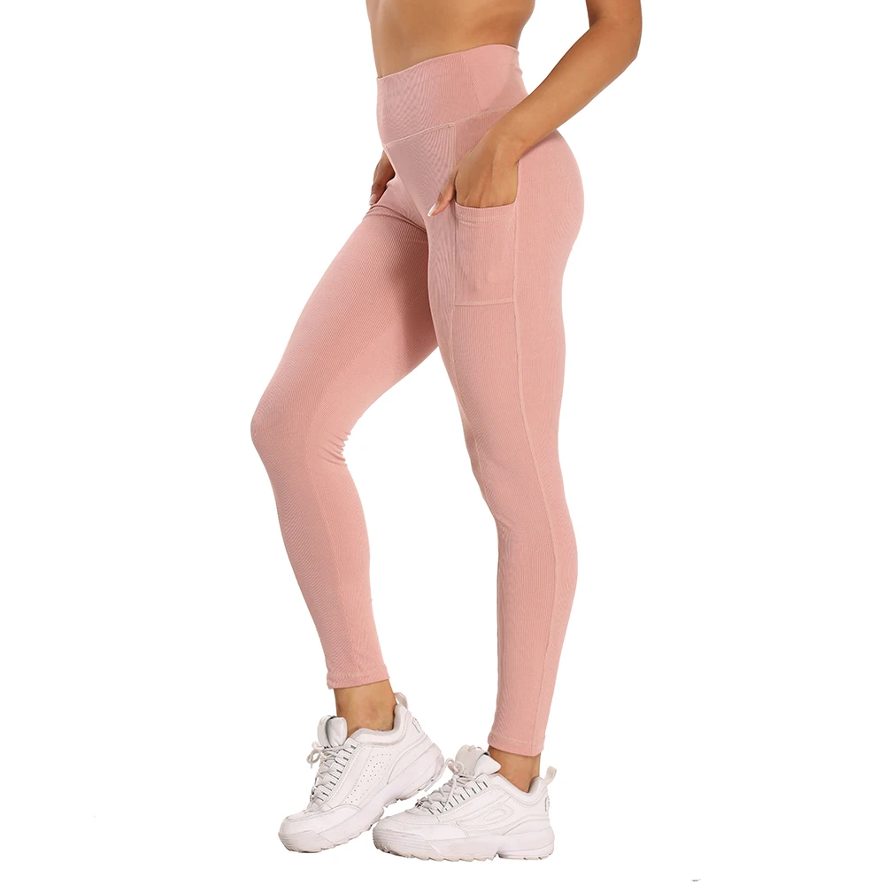 

Custom logo color breathable women leggings yoga pants workout gym, Picture