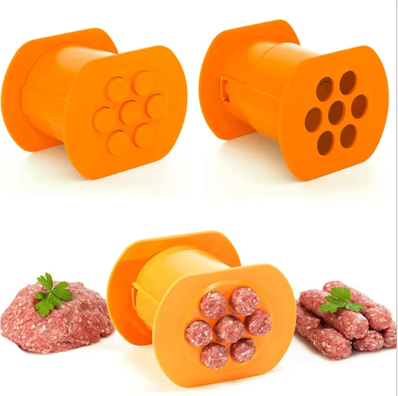 

Meat Strip Maker Sausage Handmade mold Tool Cevapcici press Hot Dog Burger Meat maker kitchen ware Squeezing Meatball model