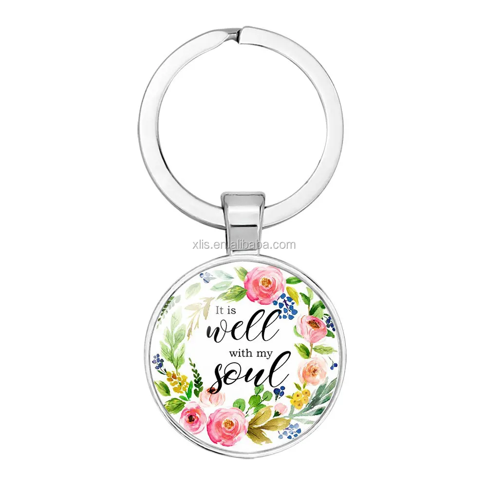 Italian Catholicism Keychain Rosary 