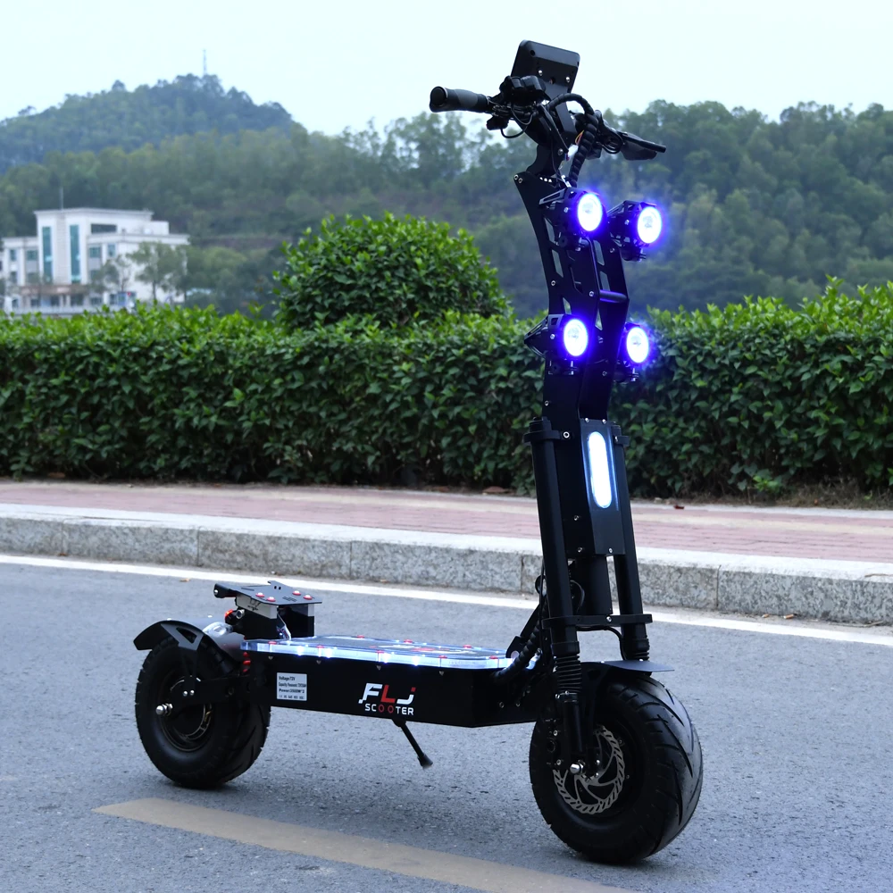 

Younger adult foldable 8000W 60v 72v fast powerful on road 2 wheels wholesale 13inch electric scooters with seat