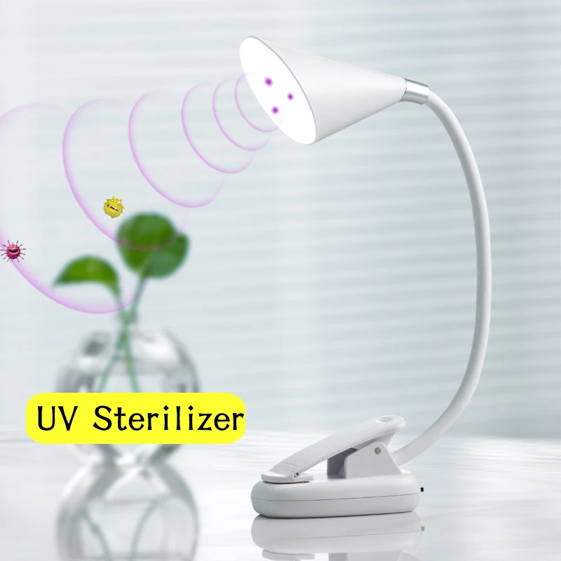 Shipping Agent Portable LED Ultraviolet UV Germicidal Lamp