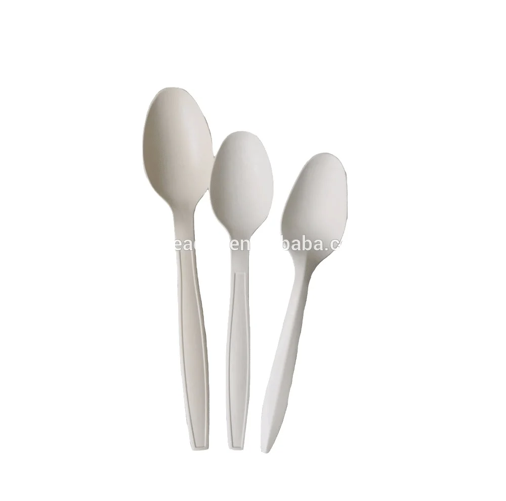 

Biodegradable Disposable Cornstarch CPLA Spoon