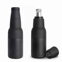 

12oz eco friendly double walled insulated stainless steel vacuum beer bottle can cooler insulator beer bottle holder