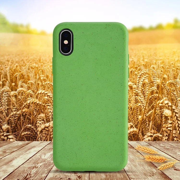 

100% Full Biodegradable Environmental Material Eco Friendly Mobile Phone Housings Shell Case For Iphone Case 12/Mini/Pro, Navy blue/green/blue/pink/black