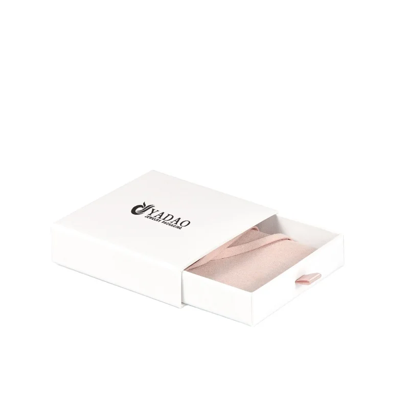 

white drawer paper box packaging jewels, Customized color