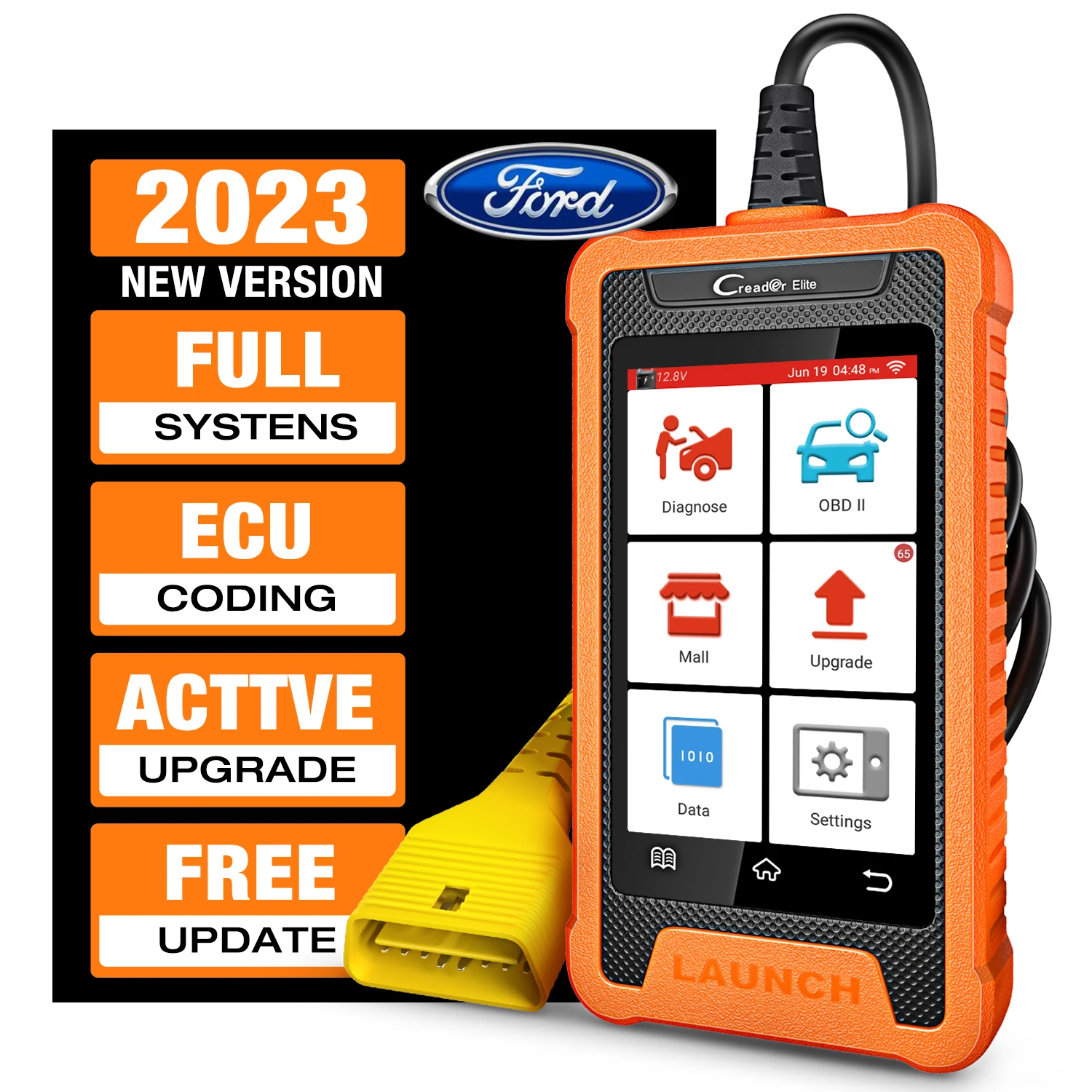 

2024 Launch CRE for Ford Automotive Diagnostic Scanner after 1996 Car VIN Reader OBD2 Car Analyzer with 11 Resets Lifetime Free