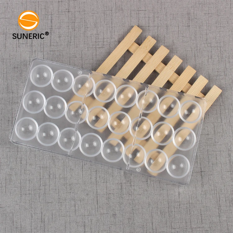 

Wholesale clear hard plastic 3d candy bar mould polycarbonate chocolate mold, Transparent