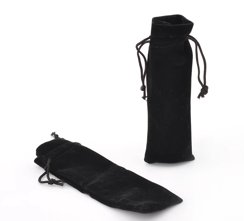 

Bla Velvet Bag 15x5cm-10 Pcs, Black