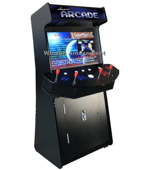 4 Players Slim Upright Arcade Machine With 3500 Games And Big Trackball ...