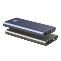 

IBD High capacity 10000mAh slim Power Bank With Digital Display Power banks Indicators Metal Case