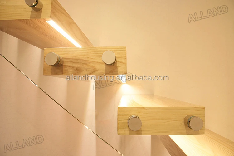 Interior De Acero De Diseño Moderno De Madera Prefabricadas Flotante