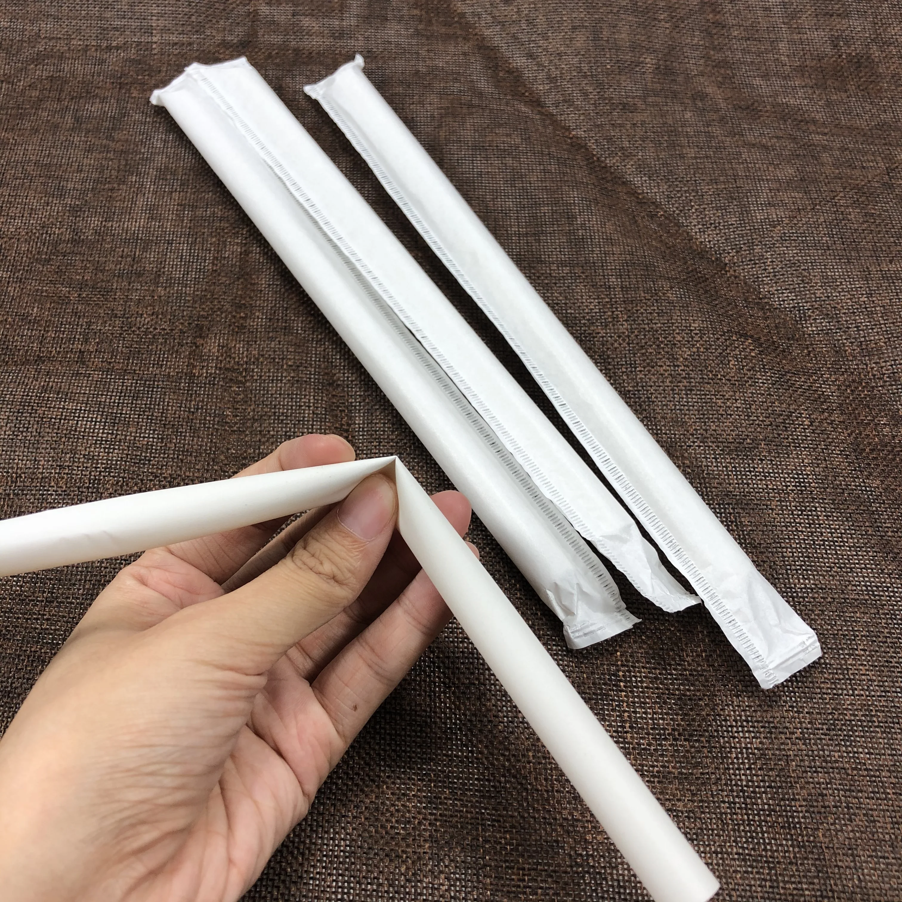 

Hot sale 100% natural organic disposable boba 12mm bamboo fiber straws