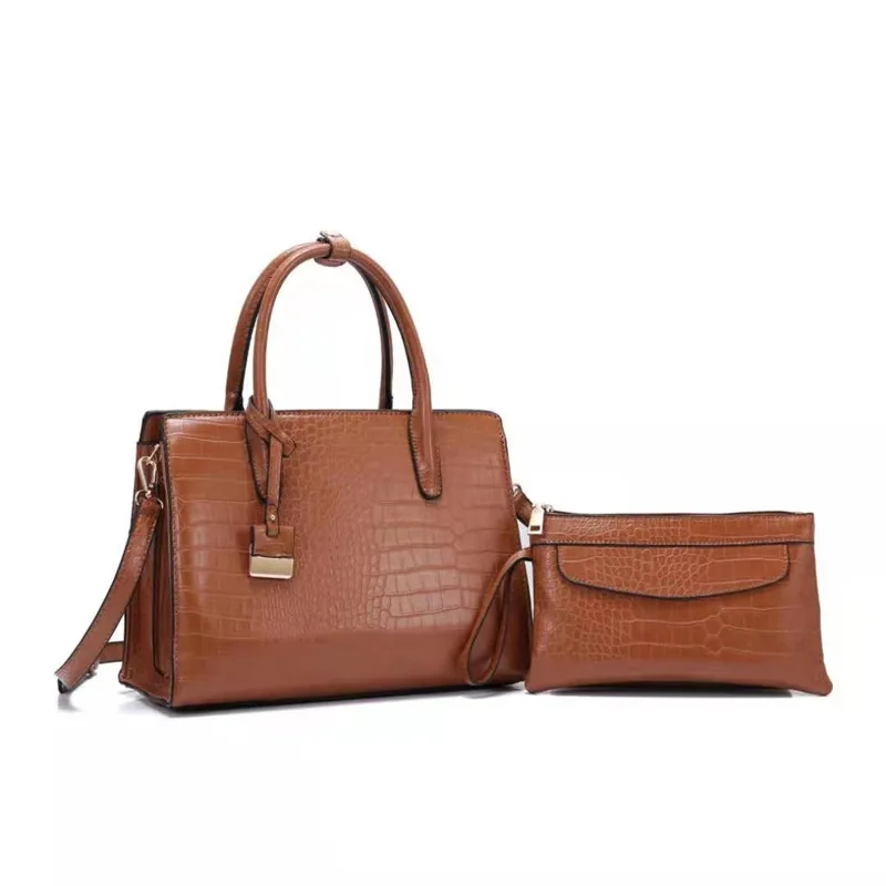 

High Quality bolso de mano de las mujeres conjunto 2-en-1 tote Lady Purse and Handbags Set Bolsos Para Mujeres