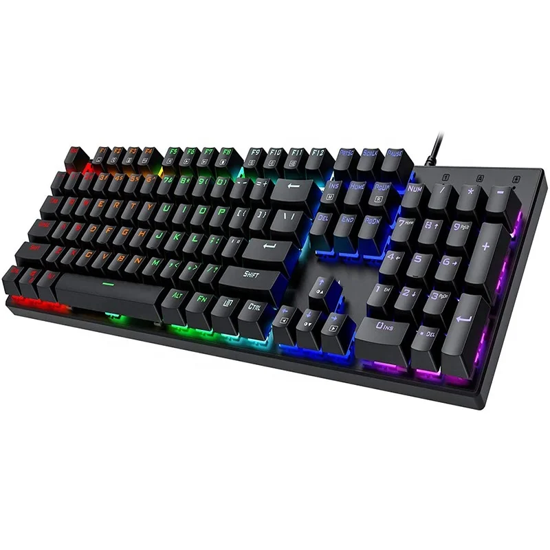 

Electronic Component and combo mouse gaming keyboards rgb mechanical keyboard LED mechanical with BOM/One-stop service, Black
