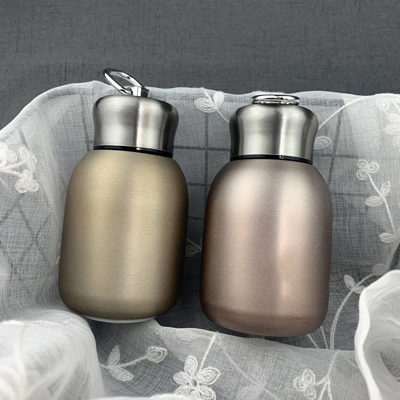 

300Ml Creative Stainless Steel Thermos Bottle Frosted Vacuum Flasks Portable Student Belly Cup Travel Drink Water Bottle, Pictures