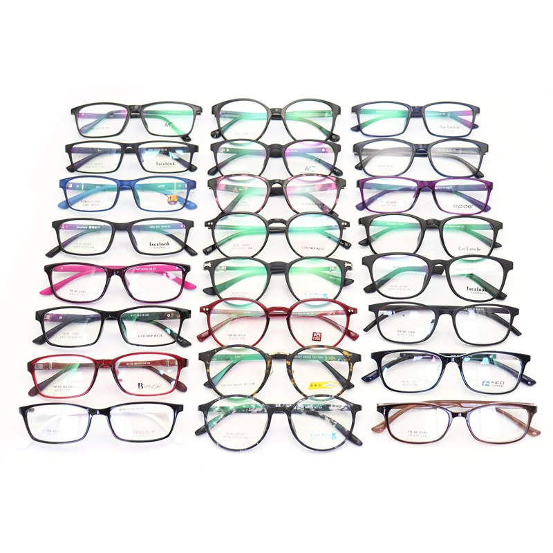 

Cheap stock assort ready made mixed colors eyeglass high quality TR90 optical eye glasses frames, Mixed colors cheap designer eyeglass frames