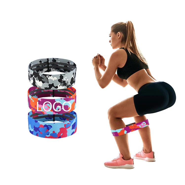 

The new listing Home Gym Print Peach Fabric Hip Resistance Band for Women Workout