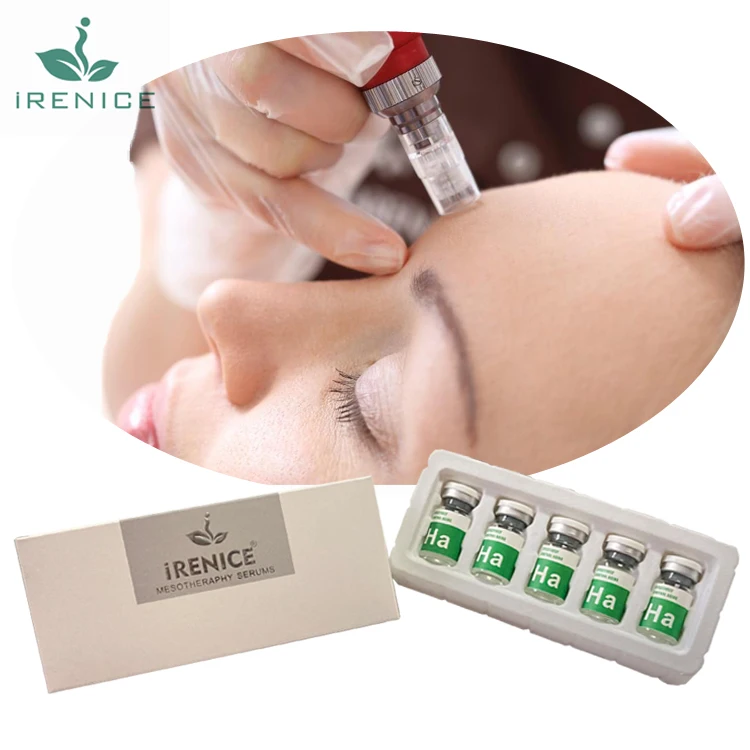 

iReNice 5ml Skin Care Hyaluronic Acid Meso-Solutions Serum Mesotherapy Serum Used for Meso Pen, Transparent