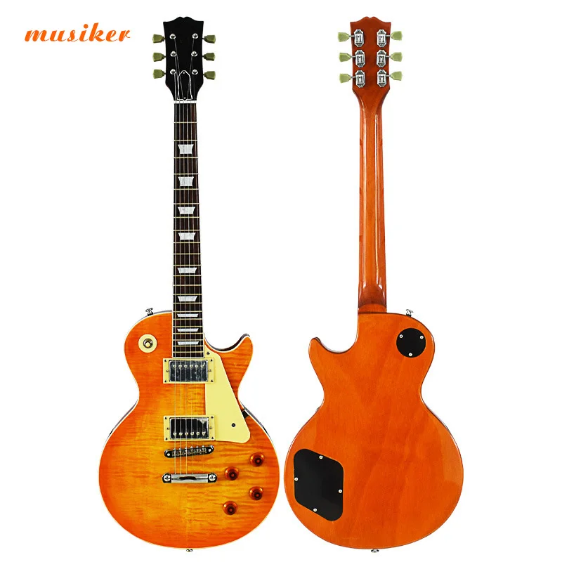 

China Factory Promotion competitive price OEM Musical instruments LP acoustic electric guitar