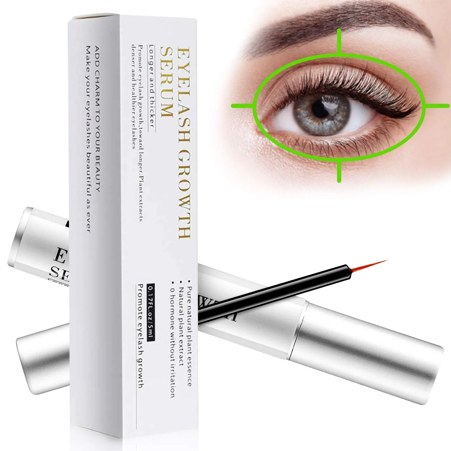 

Wholesale OEM Eye Lash Eyebrow Eyelash Enhancer Growth Serum Private Label Eyelash Serum