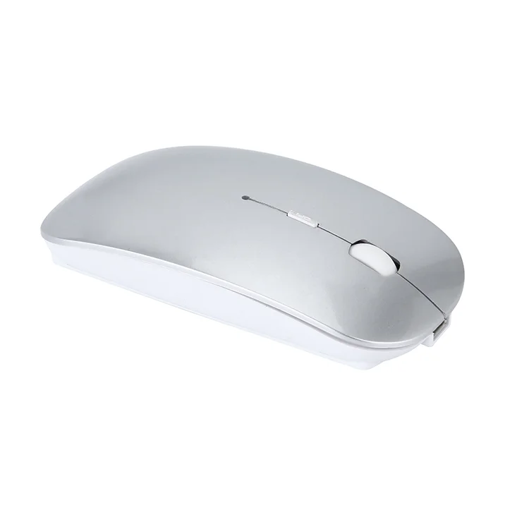 

New Ultra-Thin Portable Mini A2 Cordless Mouse Silent Rechargeable LED Colorful Lights Computer Mouse, Customised