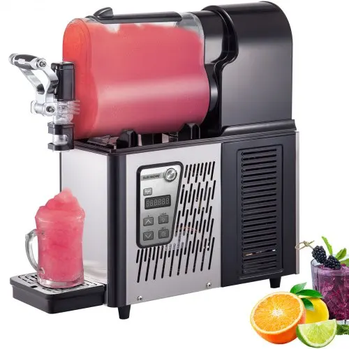 

Commercial Slushy Machine 3L Daiquiri Machine with Single Bowl Frozen Drink Slush Machine