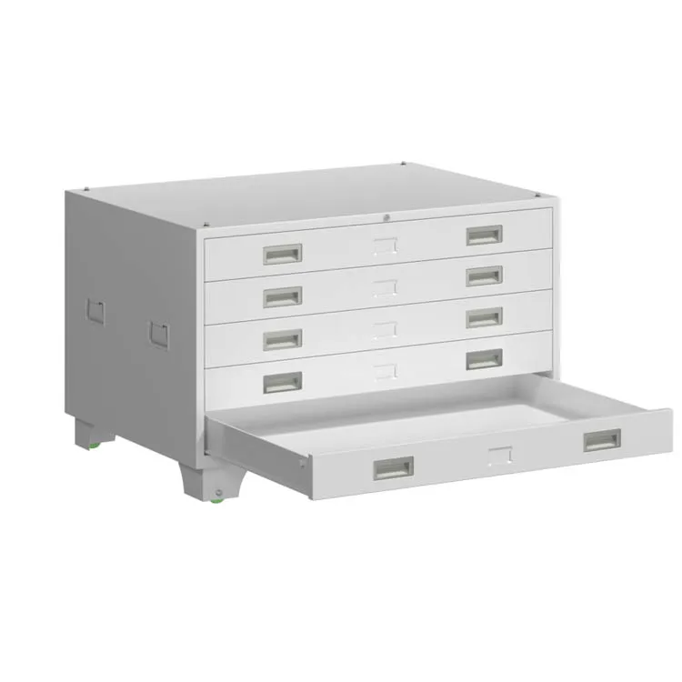 Office Equipment Durable Mobile 5 Drawer Steel Engineering Drawing