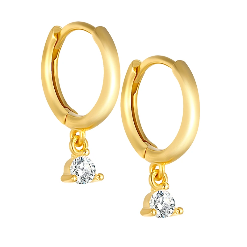 

ROXI S925 sterling silver ins fashion gold plated colorful tear drop summer diamond earrings wholesale