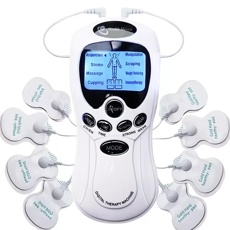 

low frequency pain relief health herald pulse digital therapy machine EMS Muscle Stimulator