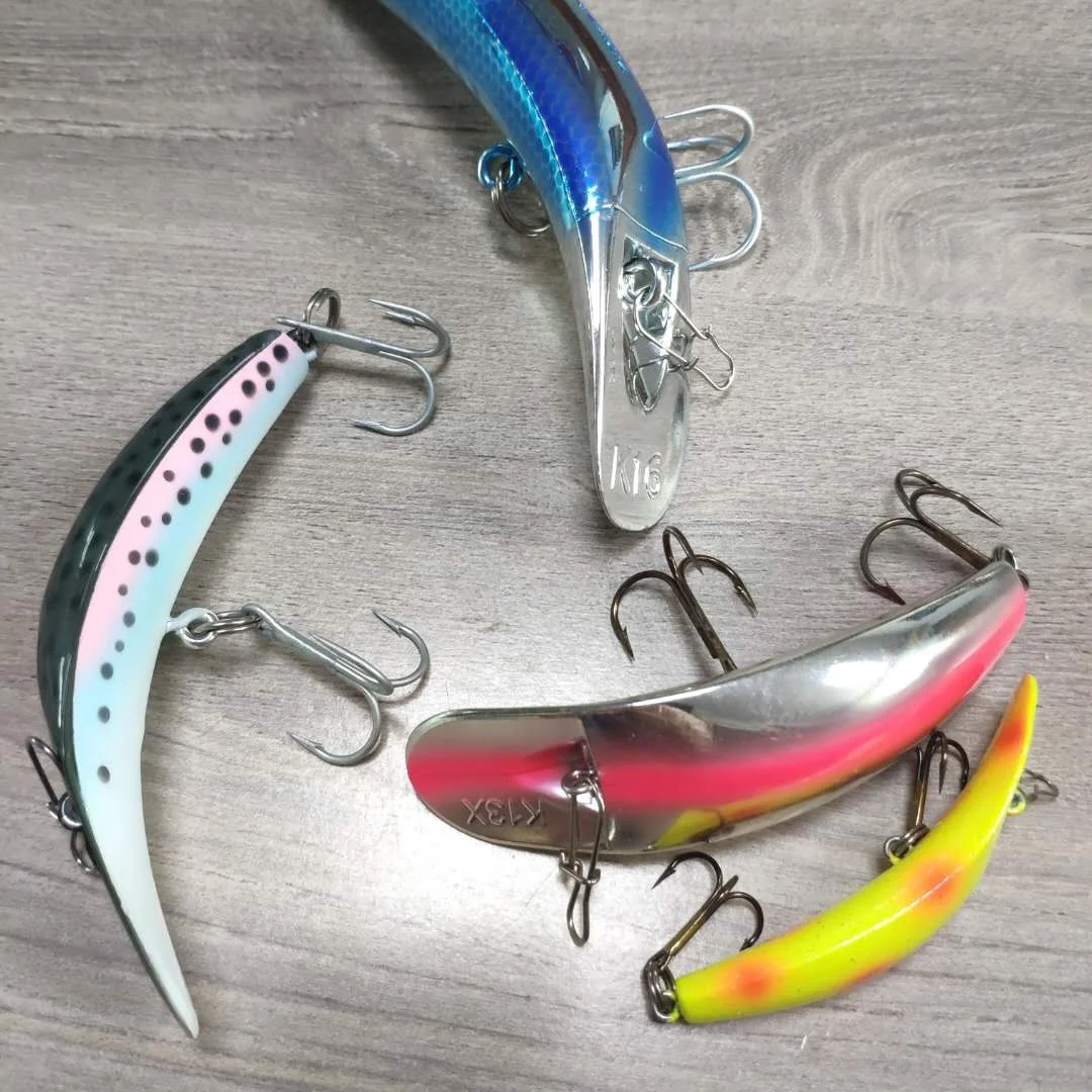 

Peche Fishing lure kwikfish lures chrome blanks semi-finished products smelly bait pesca