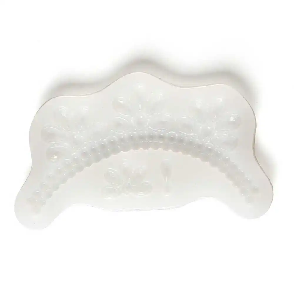 

Fondant mold 3D Necklace Pendant Silicone Mold Irregular Shape Mold, White