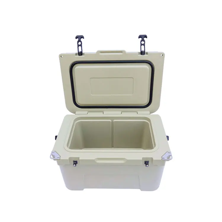 

custom ice cooler chest fish box cooler bag vacuum fishing reel hard case, Grey