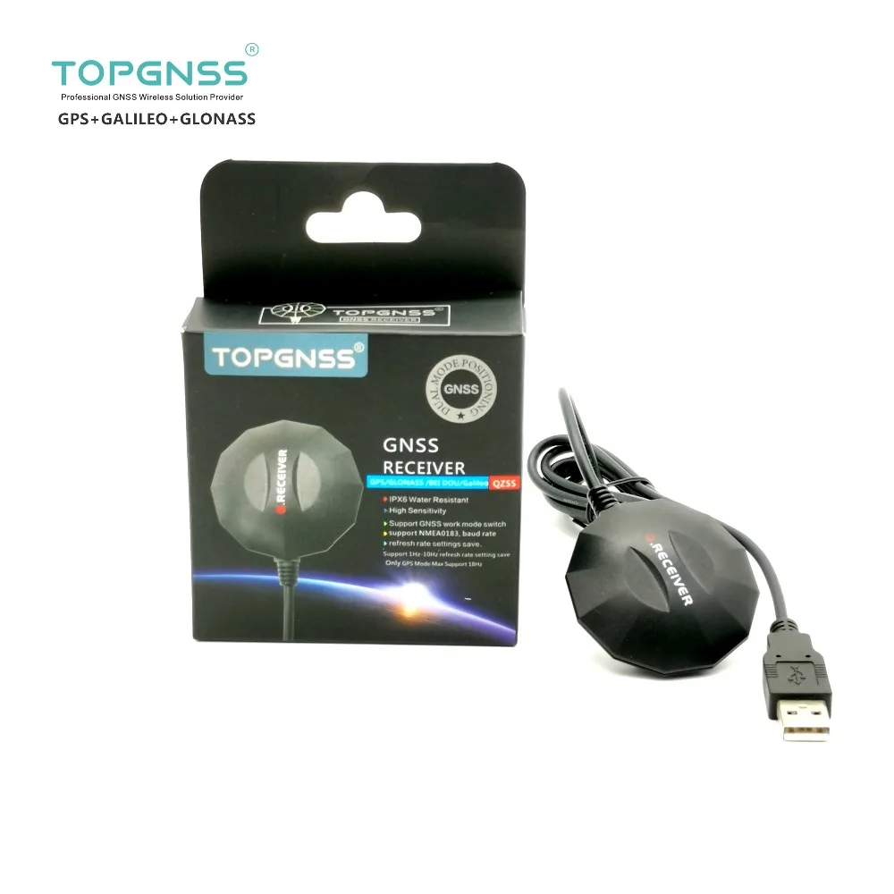 
TOPGNSS high quality USB GPS receiver USB GPS GLONASS Receiver module GNSS100G USB GLONASS Replace BU-353S4 