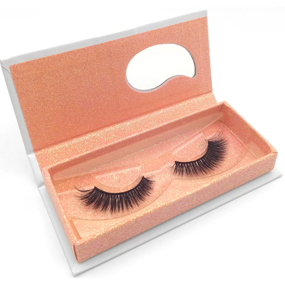 

korean pbt fiber 3d faux mink eyelashes with private label