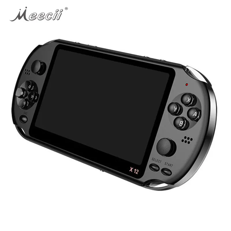 

For PSP Player 3500 Childhood Classic Games X12 Portable Handheld Video Game Console 8GB 5.1'' 32 Bit Handheld Game Player, Black,white,blue