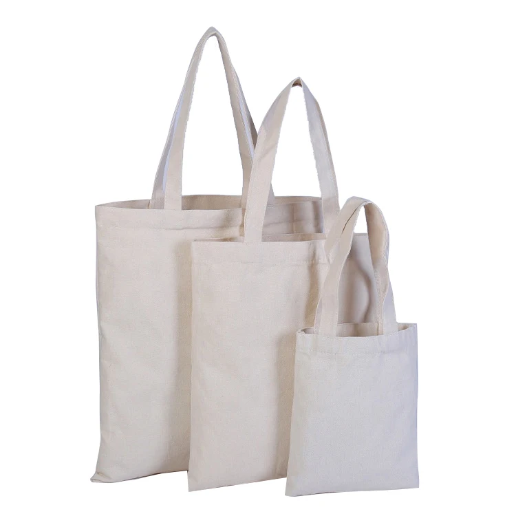 

promotinal Canvas recycled Cotton reusable shopping tote Bags with printed logo, Picture color