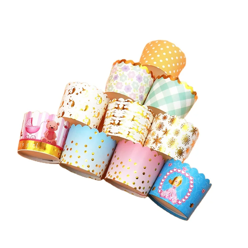 

50 paper cupcake wrapper craft baking cup for muffin cupcakes paper baking cup with design wholesale