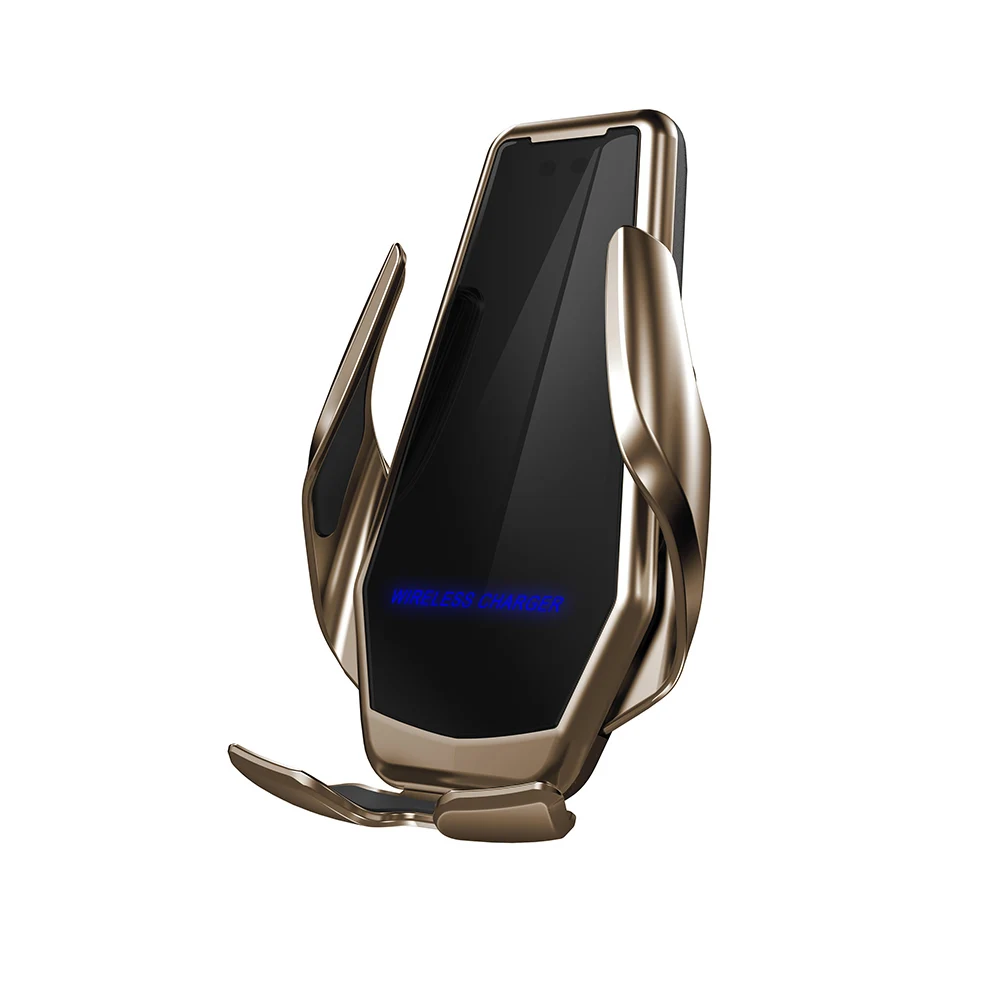 

Fast Charging Wireless Car Charger Automatic Clamping Phone Holder Magnetic Car Wireless Charger