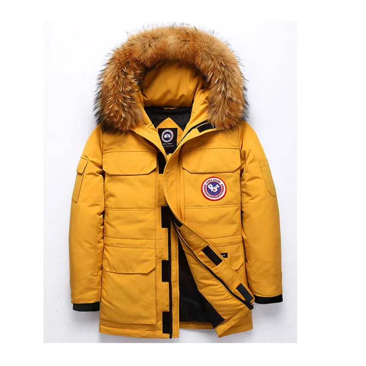 

Winter couple winter padded duck down puffer women jackets and coats with fur hood