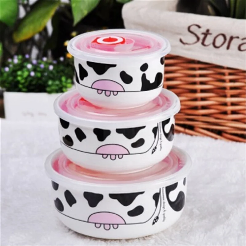 

Ceramic Pattern Printed Bowl with Lip, White