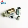 Die Cast Zinc Flush Hex Drive Threaded Insert for Wood