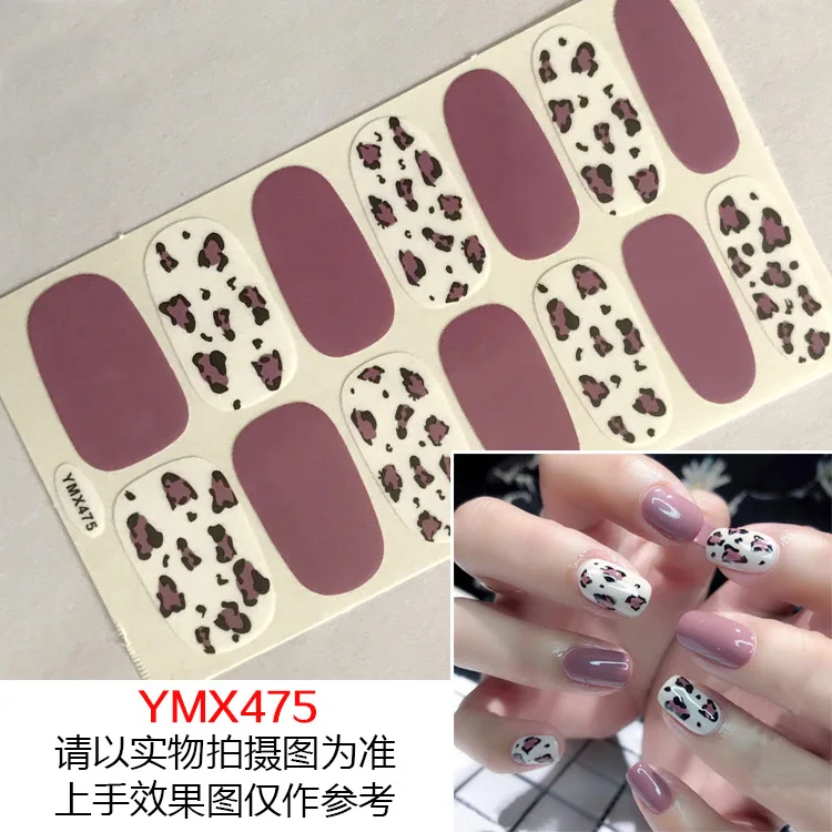 

YMX461-479 Nail Sticker Strips New Arrival Popular Design 3D Laser Flame Foil Nail Art, Multiple colour