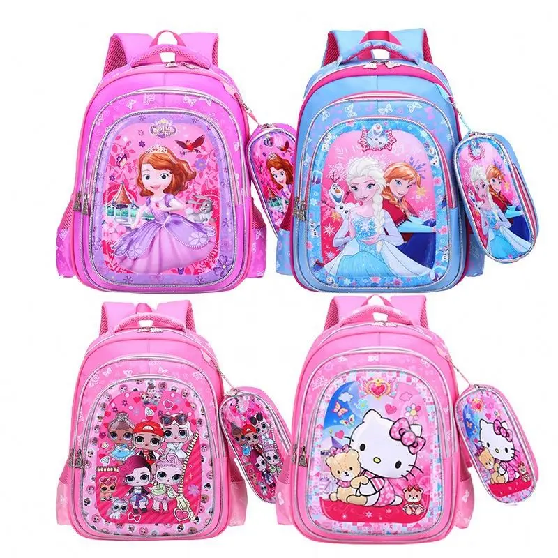 

2022 Special Design Smiggle Cute Mochilas With Pencil Bag School Bags For Girls Backpacks Kids Anime Character Schoolbag, 9 colors