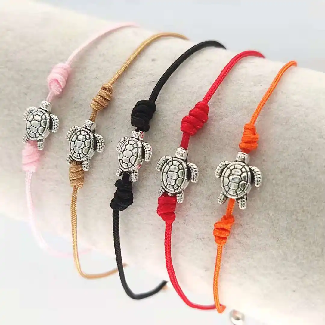 

KDB8259 wholesale fashion turtle bracelet sea turtle rope bracelets