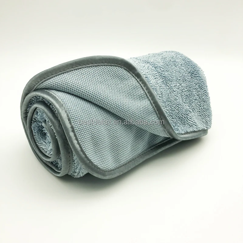 Car Accessories 580 gsm 60 x 90 cm Single Twisted Loop Twist Pile Microfiber Car Drying Towel for Auto Detailing Wash Cleaning