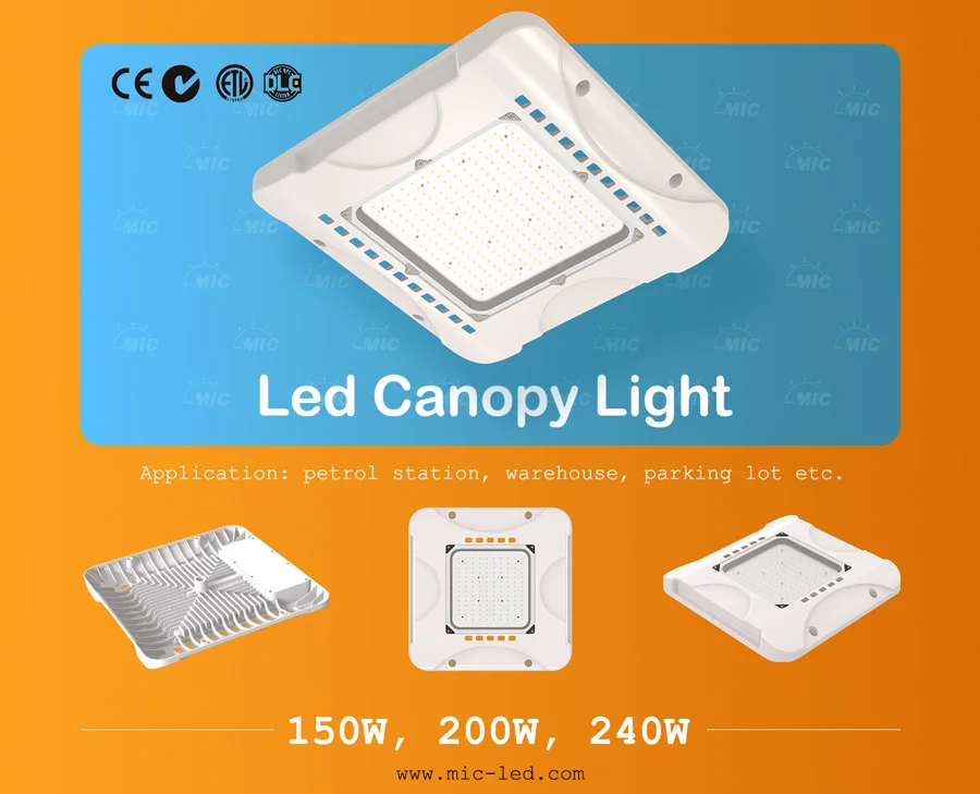 Gas 50w 75w High Brightness Lamp Lights Petrol Station For Fixture Ceiling 60w Led Light 150 Canopy